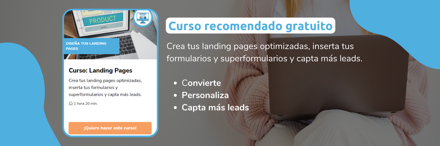 Curso recomendado: landing pages