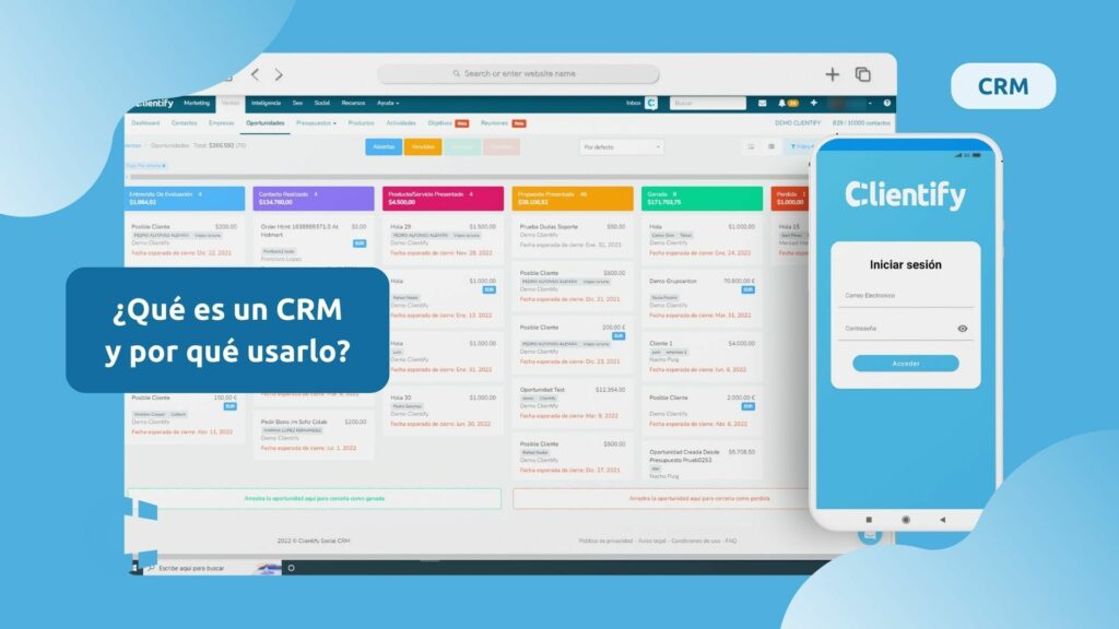 viendo el futuro -Clientify, CRM