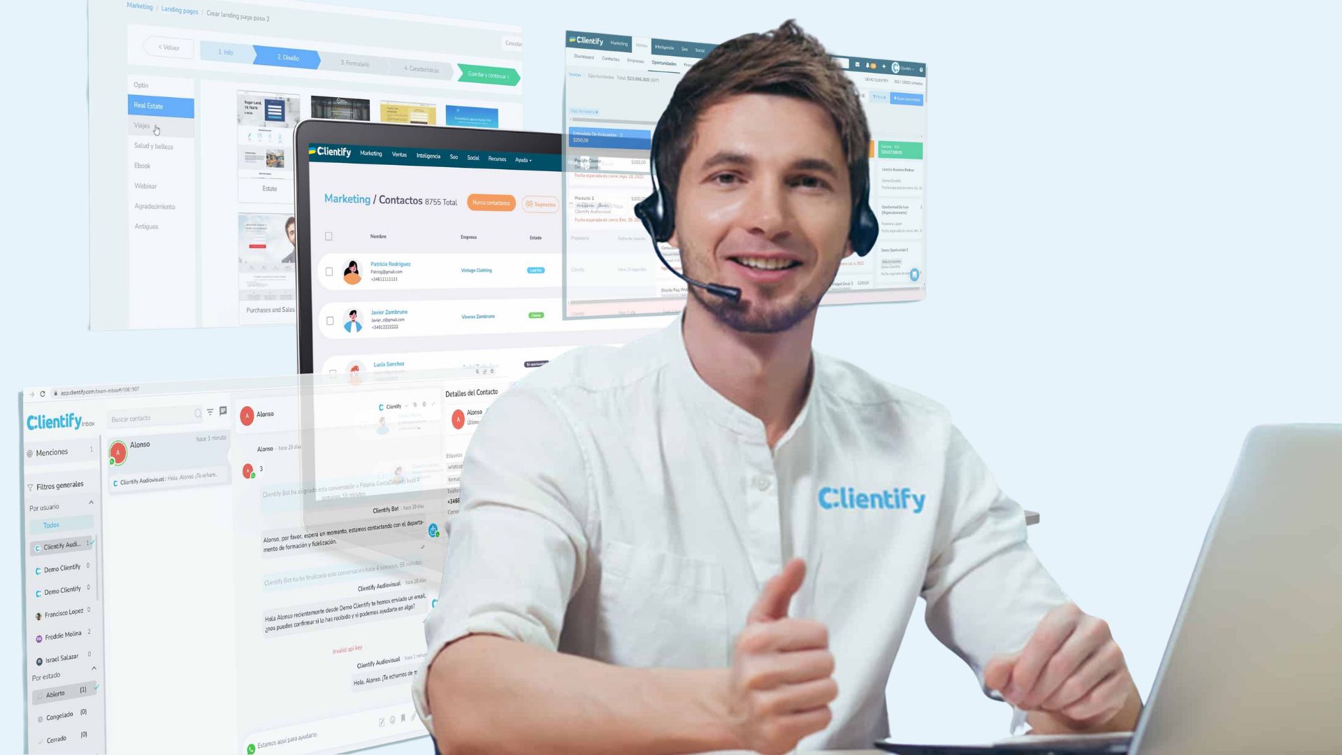 configuraciones clientify -Clientify, CRM