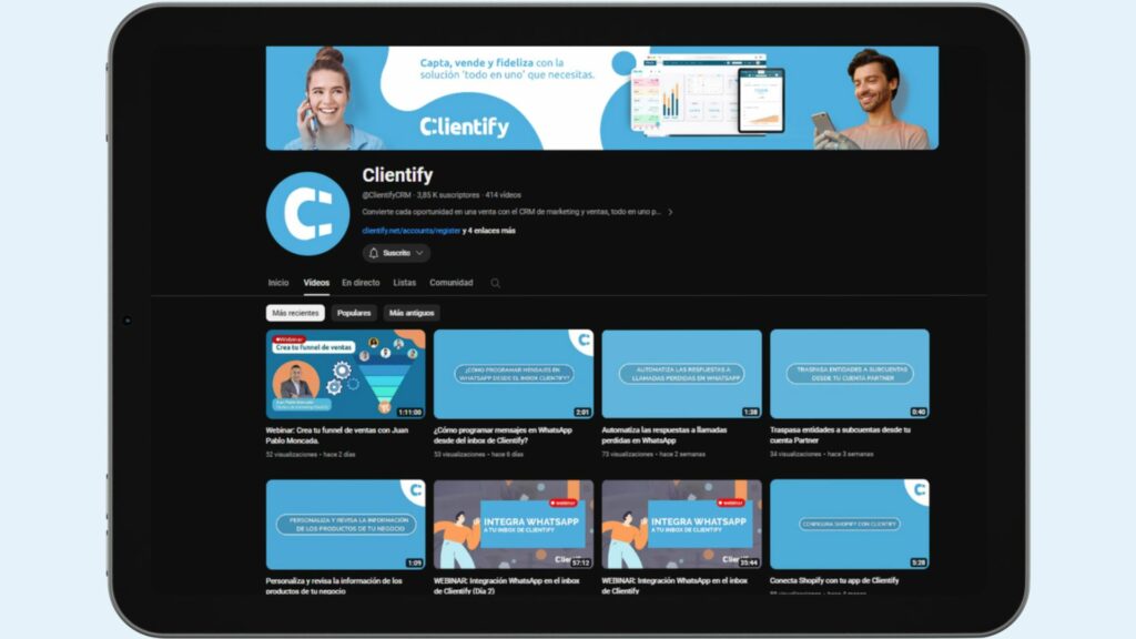 video 1 -Clientify, CRM