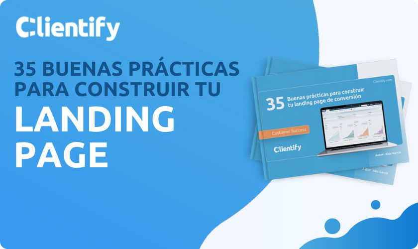 35 landing page -Clientify, CRM