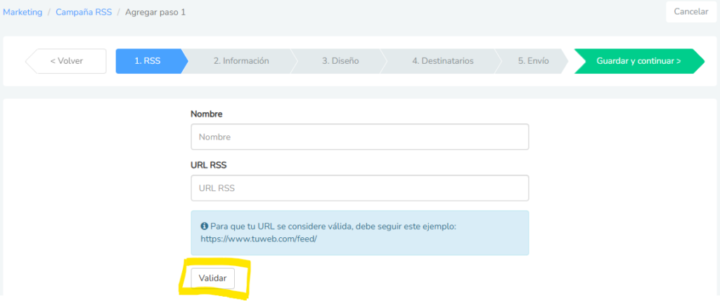 1 Campañas Rss Crm