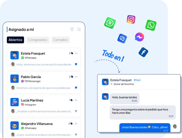 comunicacion todo en uno -Clientify, CRM