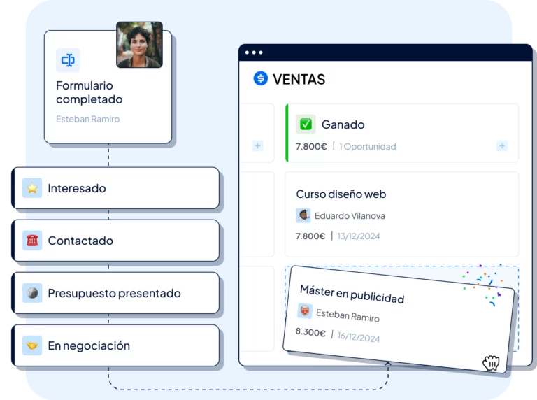 escala en ventas no en coste -Clientify, CRM