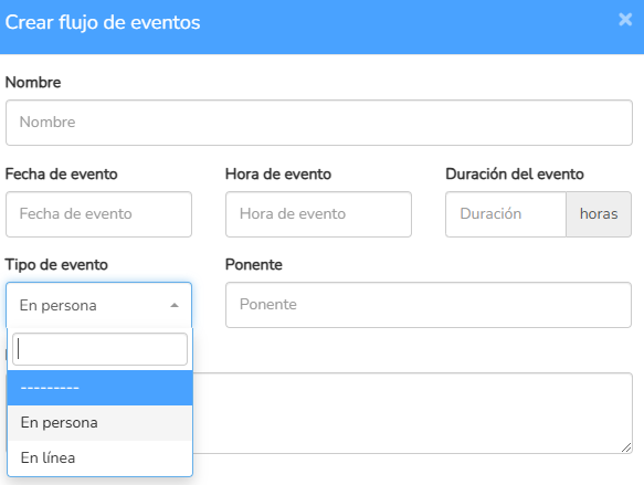 Notificaciones y automatizaciones de flujos de eventos