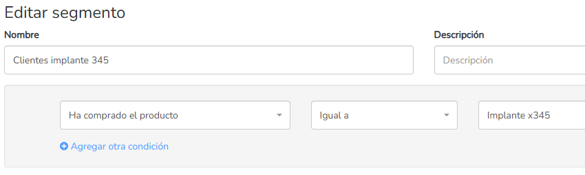 Como segmentar clientes en una base de datos de un centro de salud.