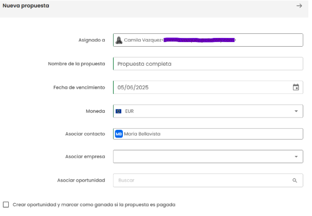 propuesta comercial pasos 2 -Clientify, CRM