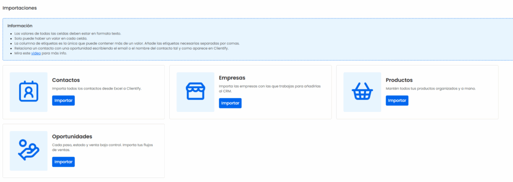 importa tu base de datos