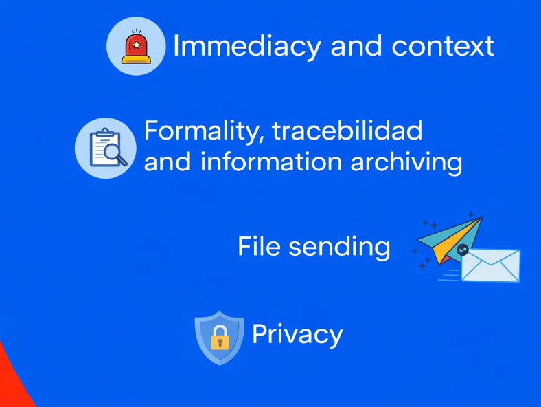 WhatsApp or mail: which is the best communication channel? 1 PRIVACY INGLES