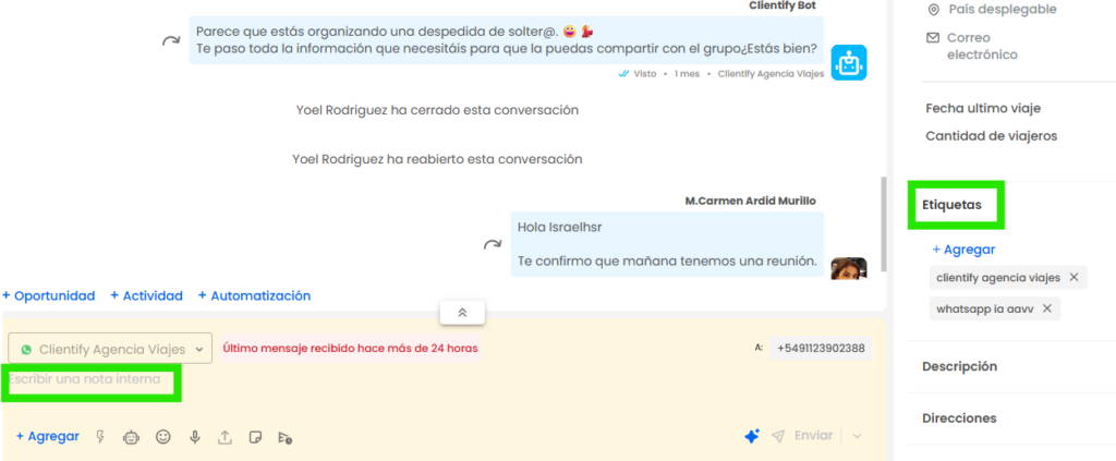 Crea un sistema para responder leads por WhatsApp en tu PYME 5 etiquetas y notas internas en whatsapp