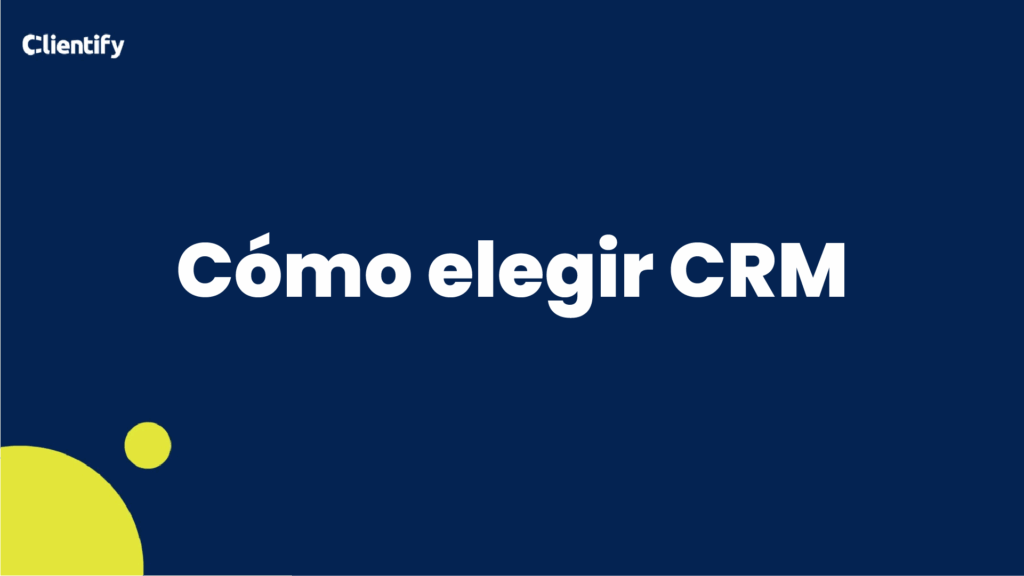 Como elegir CRM 1 8