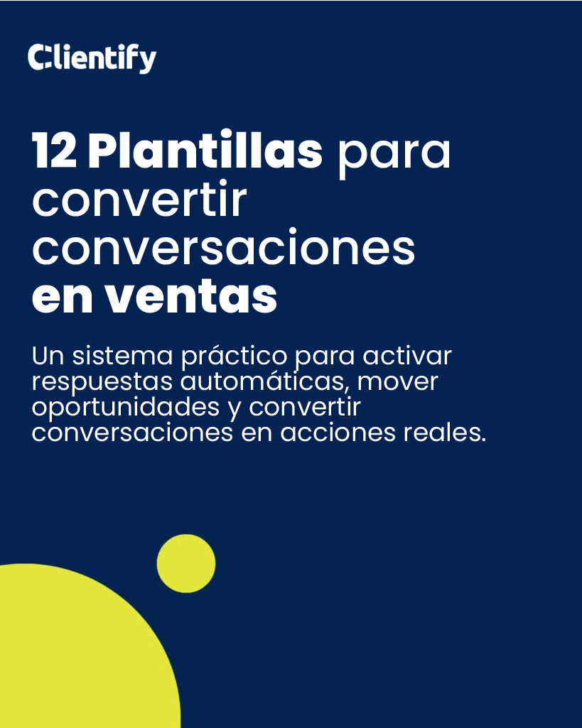 Plantillas de mensajes de WhatsApp en Clientify