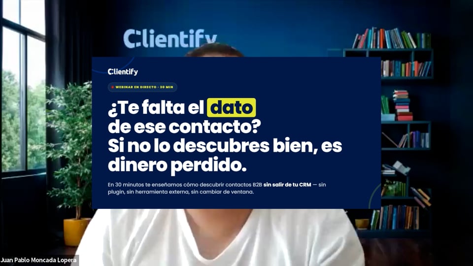 Grabación del webinar: Cómo cerrar un contrato de 25M$ en EE. UU. con Radar B2B e IA, con Jorge Zamora