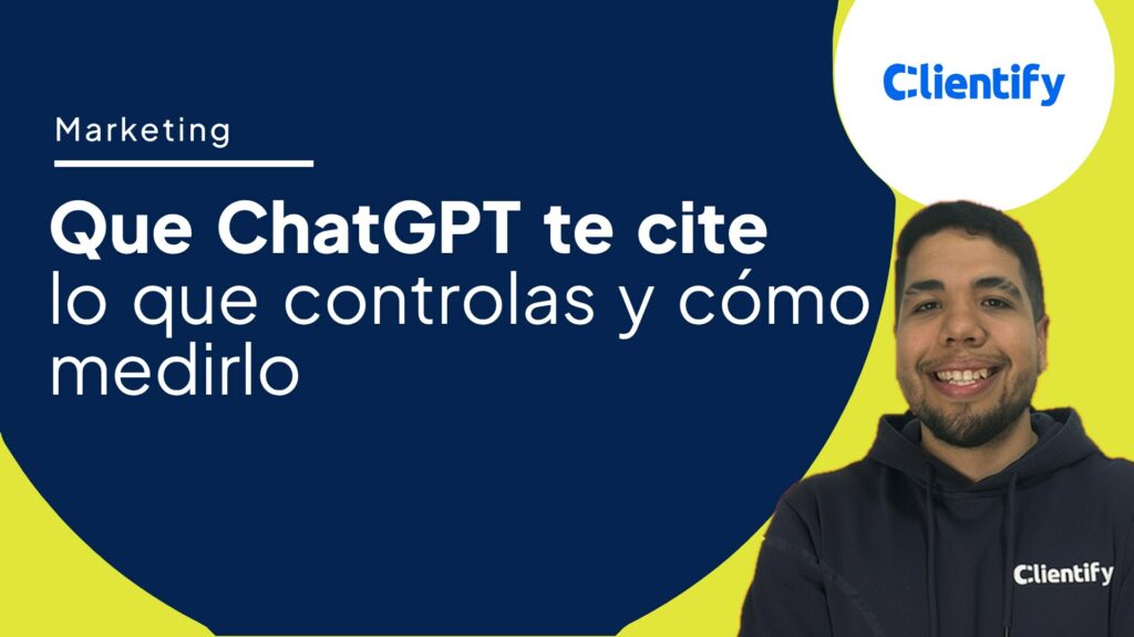 Que ChatGPT te cite: lo que controlas y cómo medirlo