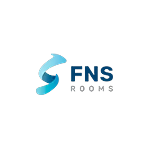 Logo de FNS Rooms, integración con Clientify