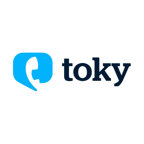 Logo de Toky, integración con Clientify